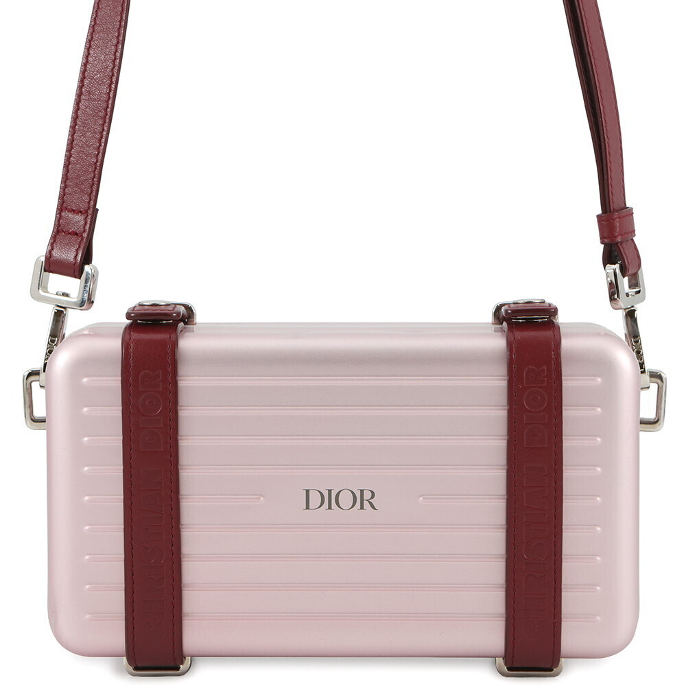 Christian Dior Clutch Bag Rimowa Collaboration Aluminum Travel Case